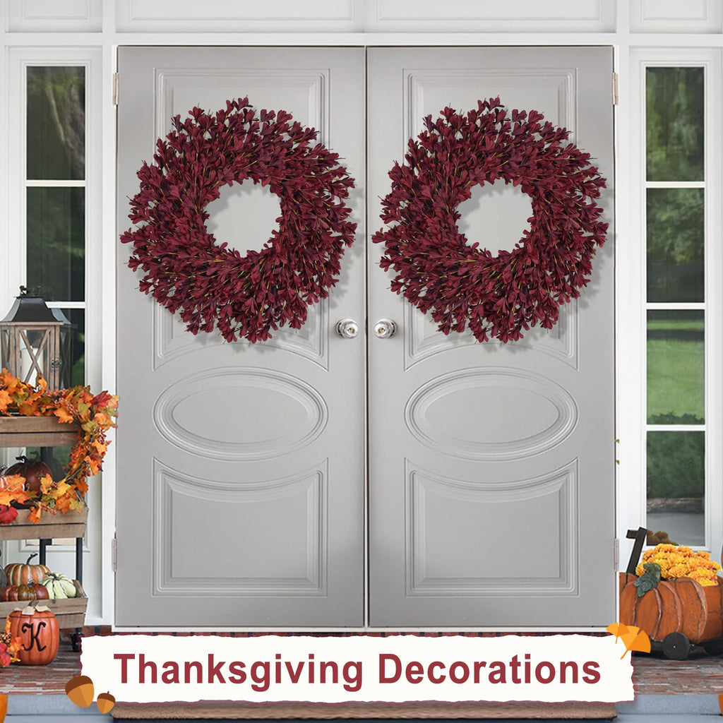 26 Inch Fall Wreaths for Front Door Large Full Autumn Wreath Outdoor Decor