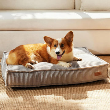 5.5-Inch Thick Dog Bed Mat, Cozy Flat Dog Kennel Bed for Crate