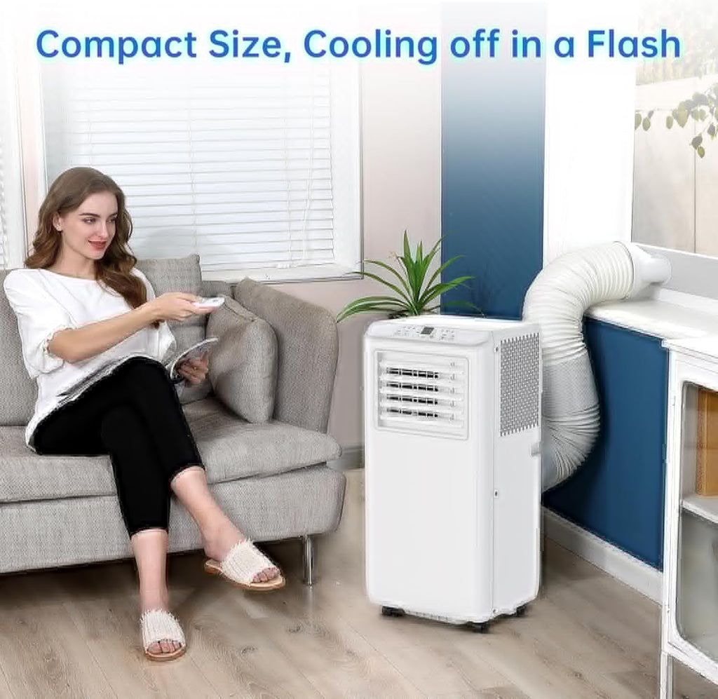 10000 BTU Portable Air Conditioner, 3-in-1 Quiet Portable AC Unit with Cool/Dry/Fan Modes, Cools Up to 450 Sq.ft