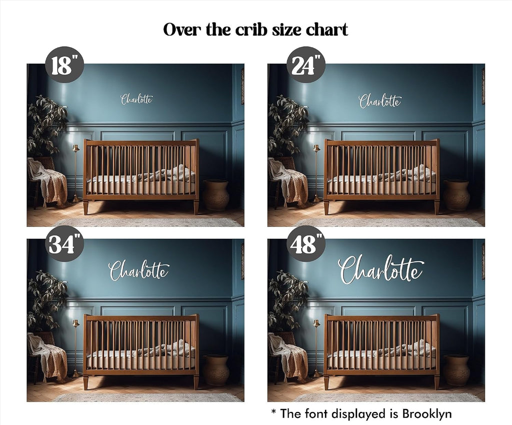 Personalized Wooden Name Sign Cutout Wall Letters Customized Baby Name Sign Kid Room Decor Baby Nursery Name Wood