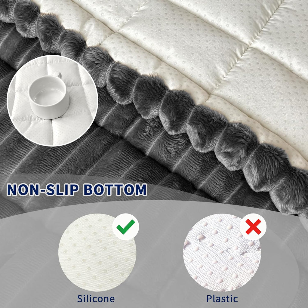 Non-Slip Couch Cover for Dogs Plush Pet Sofa Covers 27.6"x59"