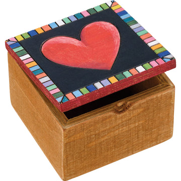 Rustic Wooden Box - Farmhouse Home & Office Decor, Desk/Shelf Decorations