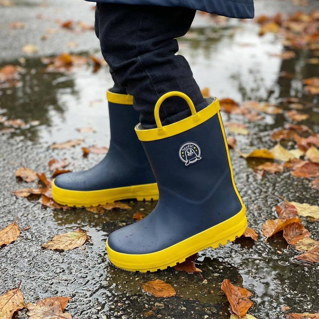 Kids Rain Boots for Boys Girls Outdoor Play and Rainy Days