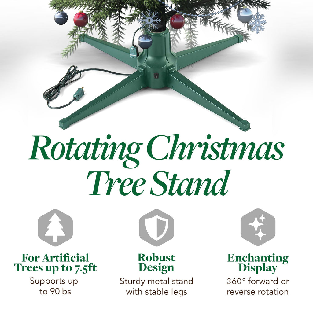 360 Degree Rotating Christmas Tree Stand - Trees up to 7.5ft