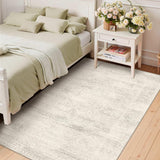 Washable 3x5 Entryway Rug, Ivory Area Rugs