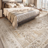 3X5 Area Rug-Soft Washable Vintage Throw Accent Rugs for Living Room, Entryway, Bedroom, Kitchen, Ba