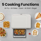 Air Fryer Toaster Oven Combo, Countertop Oven for Quick & Healthy Meals, Bake, Broil, Air Fry, Toast, and Bagel