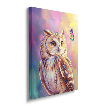 Colorful Owl Butterfly Canvas Wall Art Prints Wall Decor Artwork 16"x20"