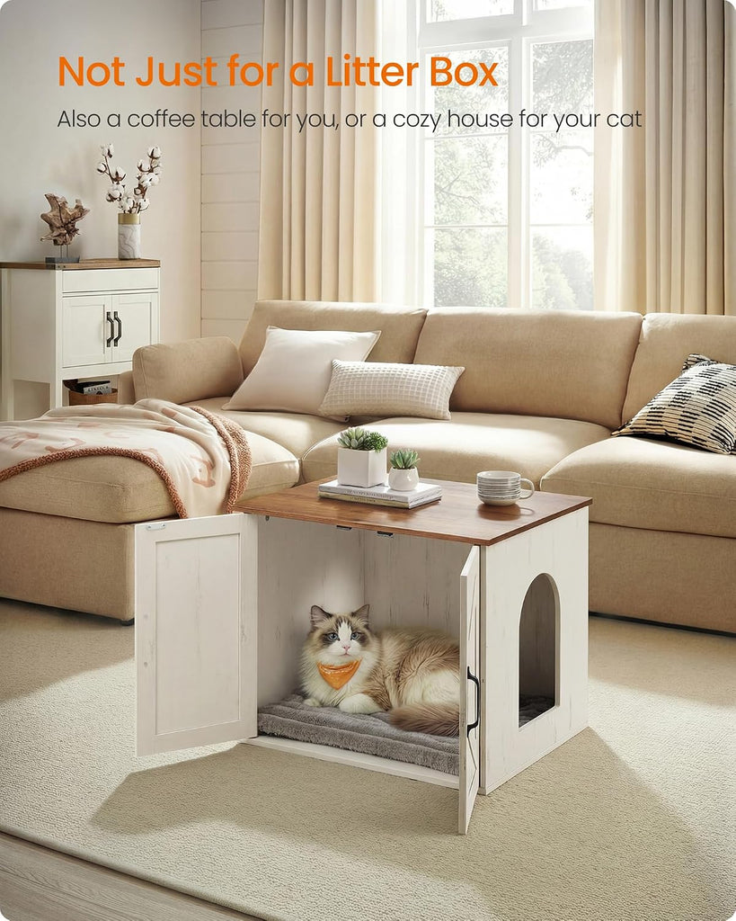 Cat Litter Box Enclosure, Indoor Pet House End Table