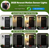 Upgraded Motion Sensor Outdoor Wall Light, 13” Dusk to Dawn Porch Light Outdoor Wall Sconce Lantern