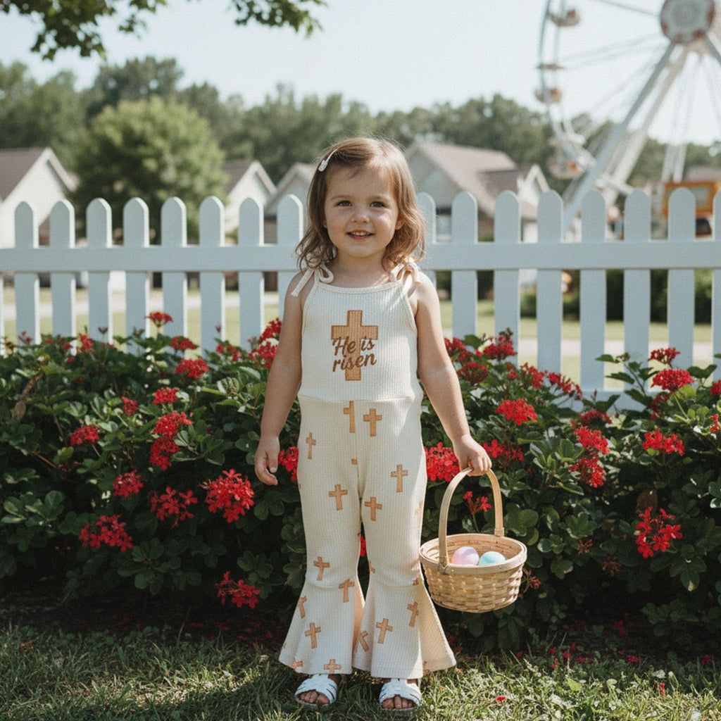 Baby Girls First Birthday Outfit Jumpsuit Spaghetti Straps Embroidered Golf Birthday Hole in One Romper