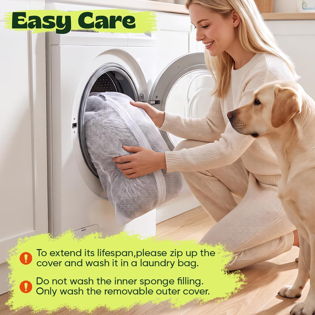 Memory Foam Orthopedic Dog Beds for Extra Large Size Dogs, Grey