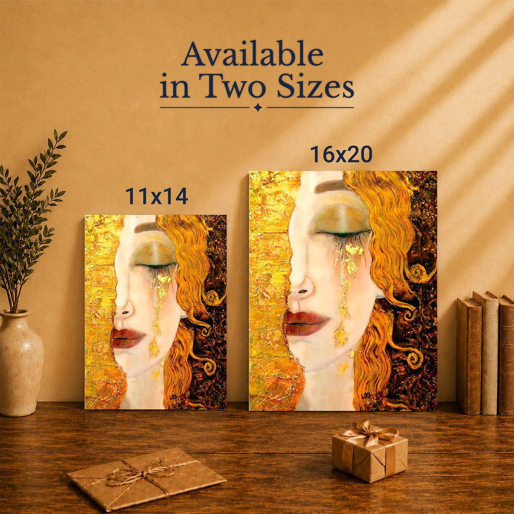 Golden Tears by Gustav Klimt Wall Art, Canvas Print
