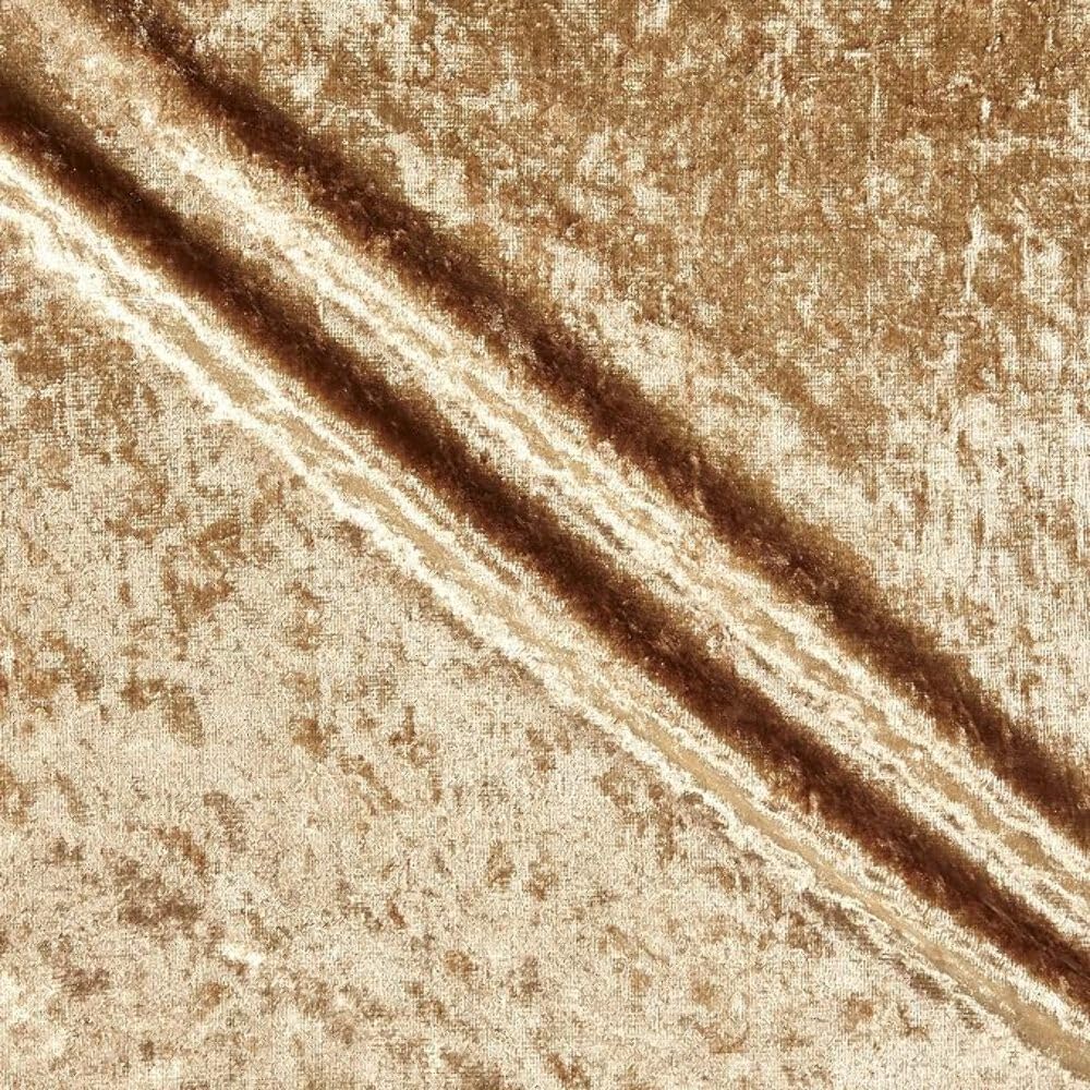 72" Shadow Crushed Velvet White, Fabric by the Yard