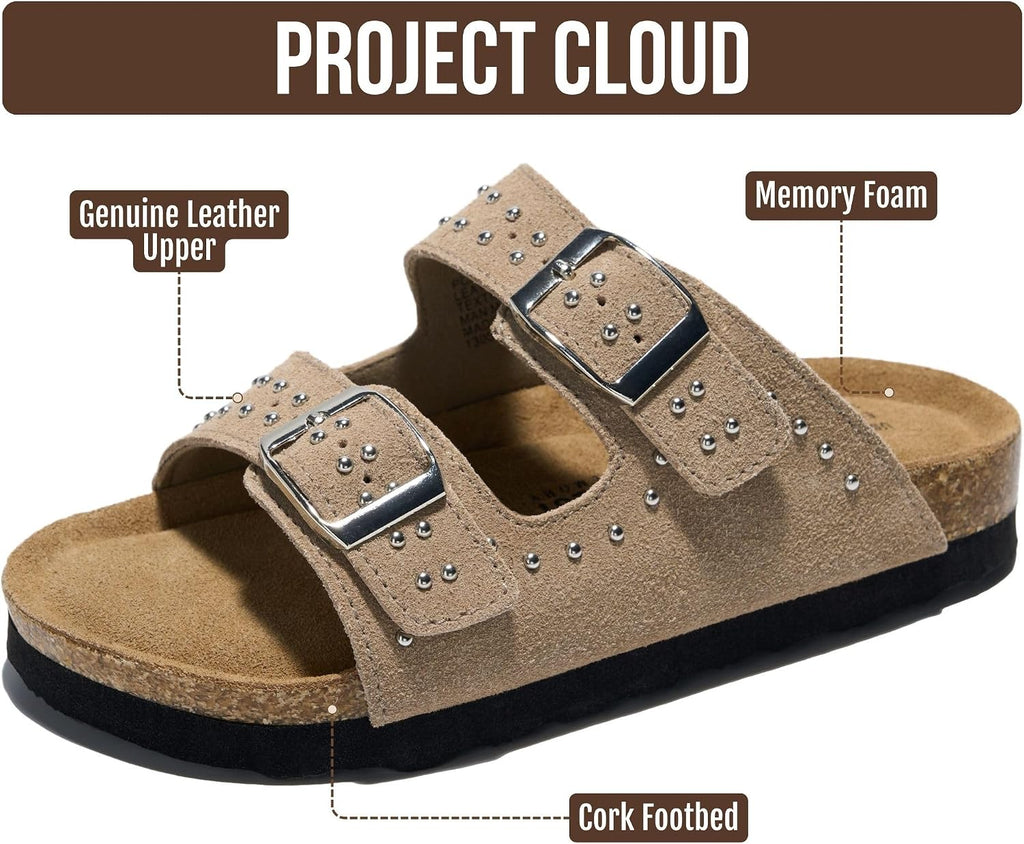100% Genuine Leather Sandals for kids Slides for Boys & Girls Kids sandals
