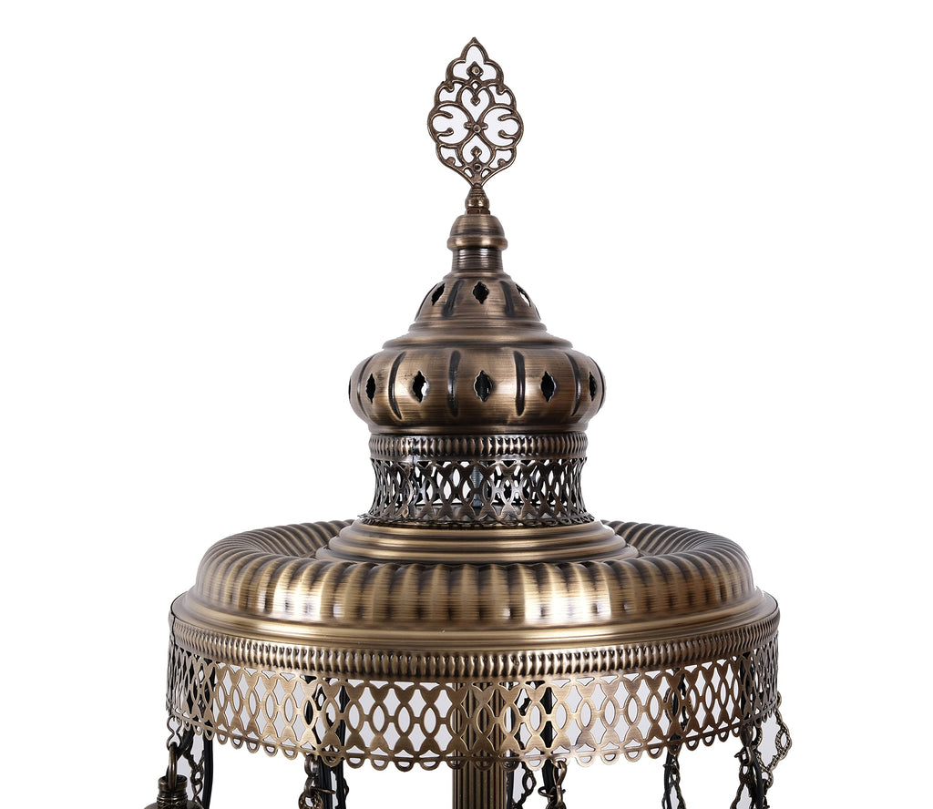 Turkish Lamp 9 Globe Mosaic Floor Lamp, Mosaic Standing Lamp, Moroccan Lamps, Floor Lamp for Decorative Home Designs