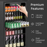 Compact Freestanding Beverage Refrigerator
