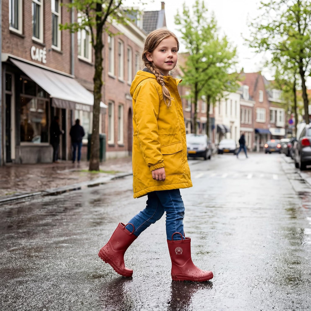 Kids Rain Boots for Boys Girls Outdoor Play and Rainy Days