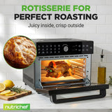 32 Quart Air Fryer & Oven | Digital Airfryer with 20 Presets, Dual Cook, Rotisserie, Bake & More | Multi-Function