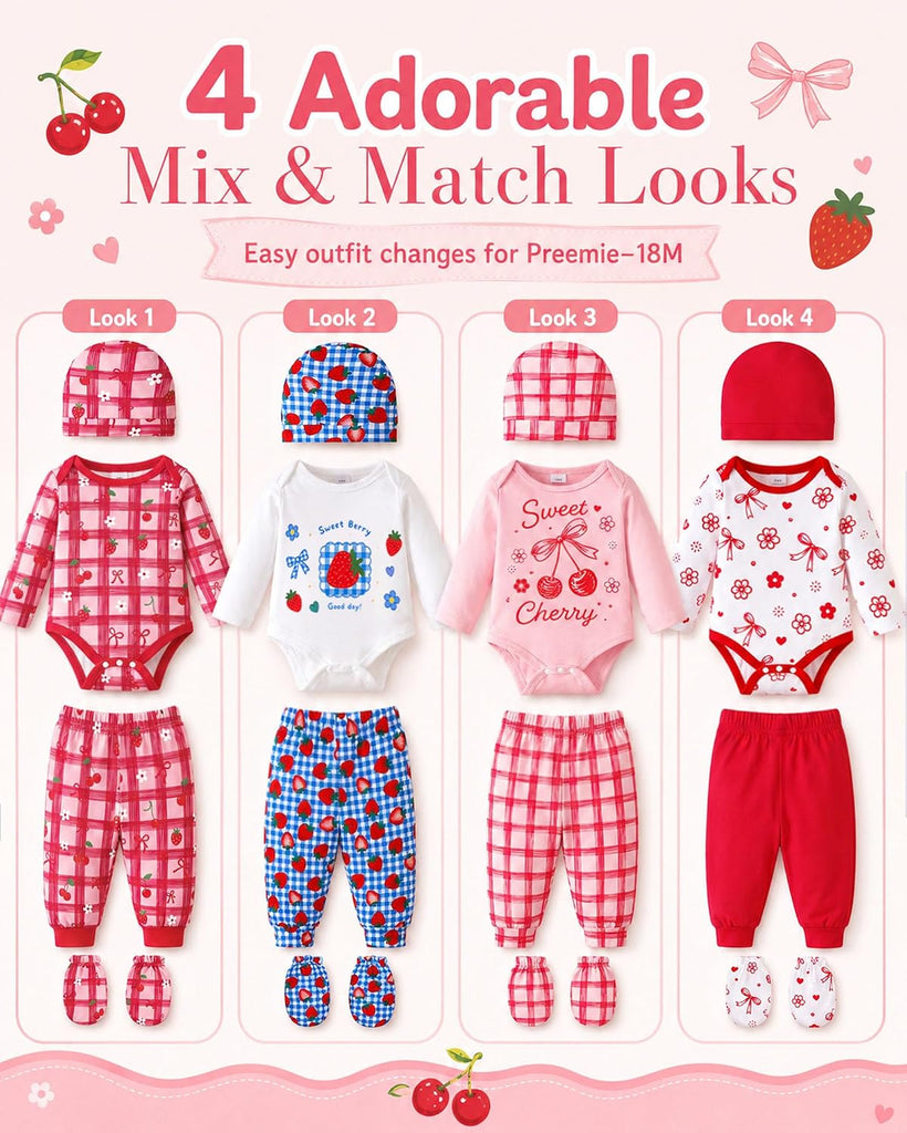 Boy Girl Clothes Preemie Newborn Must Have Infant Essentials Outfits 20 Piece Clothing