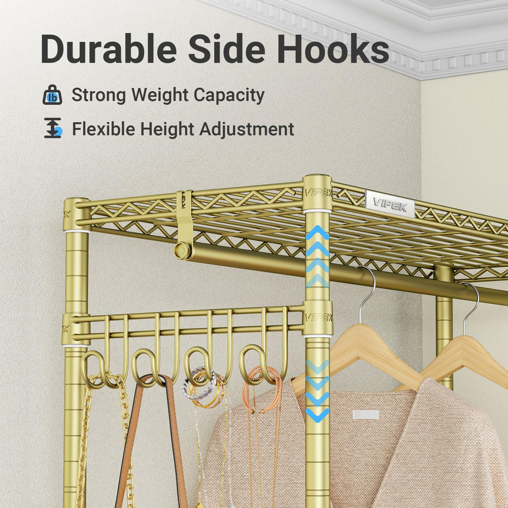 R3 Portable Closet for Hanging Clothes Rolling Clothes Rack