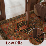 2x10ft Runner Rug, Long Hallway Rug Vintage Kitchen Thin Washable Carpet for Entrance Bedroom Bedsid
