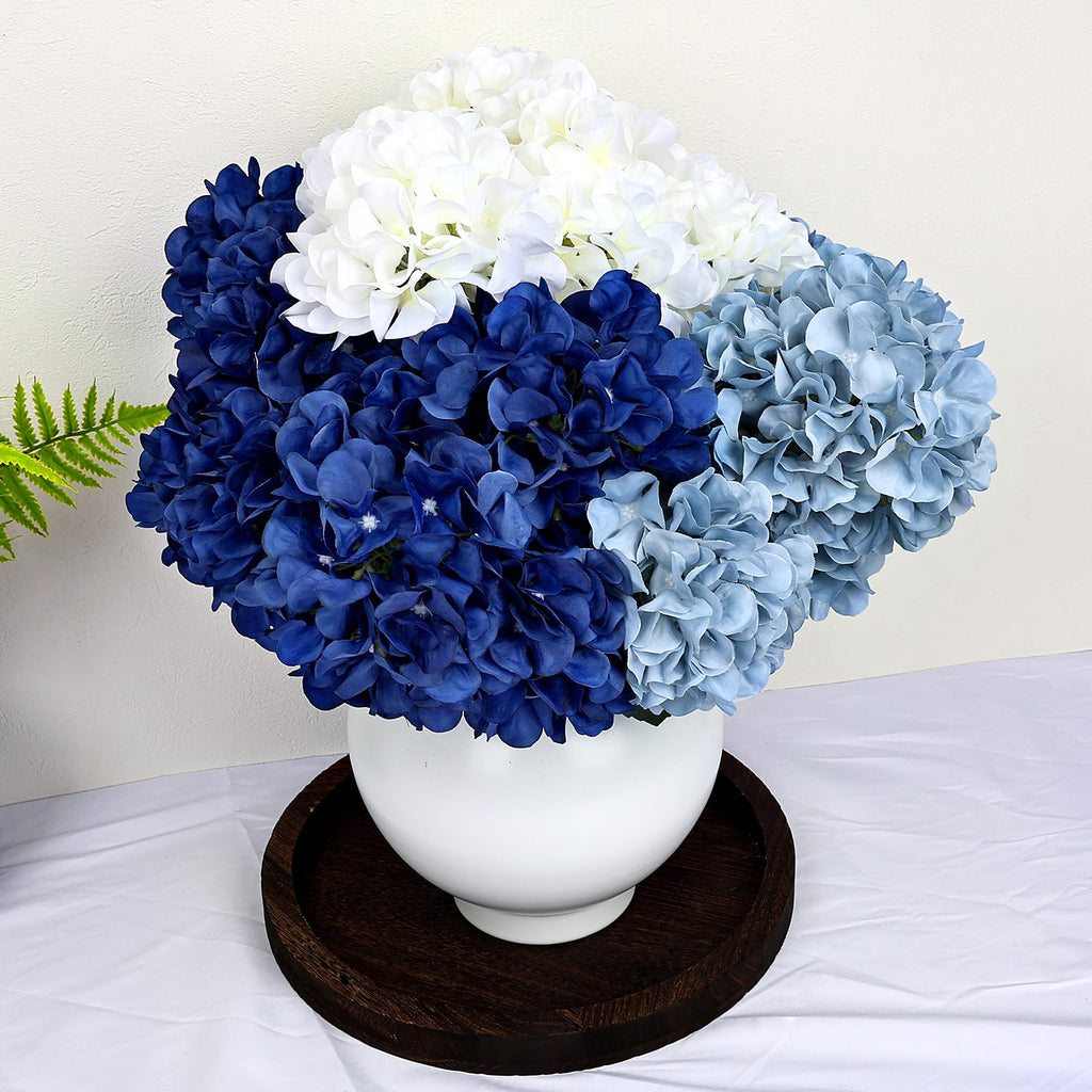 Navy Blue Large Artificial Bulk, 6 PCS, 54 Heads
