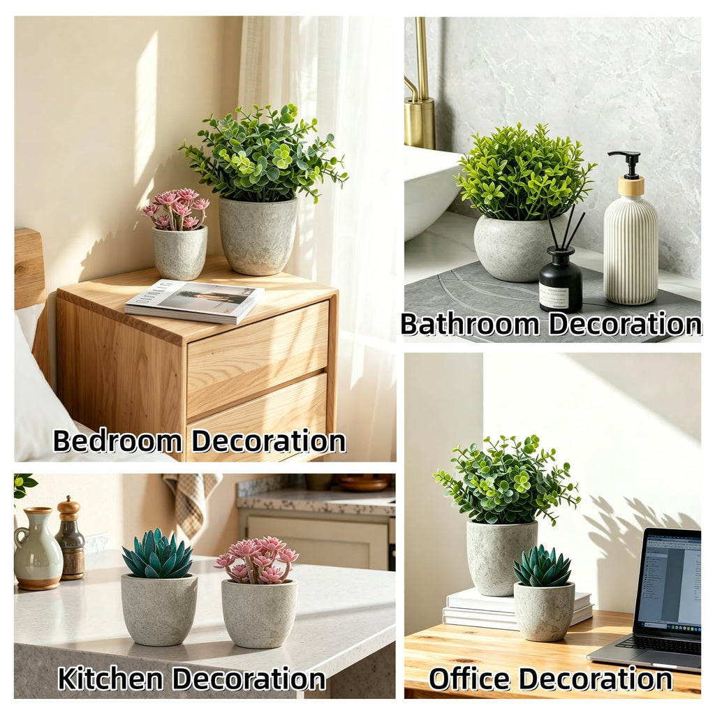 Large Fake Plants, Artificial Plants, Indoor Eucalyptus Plant