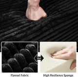 Boneless Modular Sectional Sofa, Cloud Couch with Left Facing Chaise, Oversized Deep Seat, L-Shaped