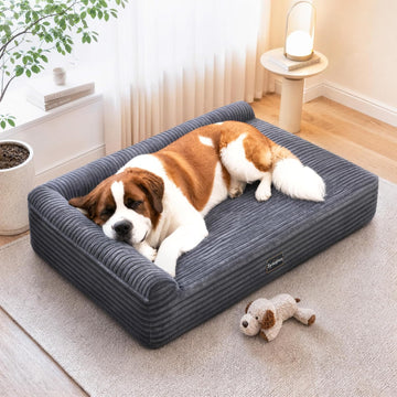 Orthopedic Dog Bed for Large Dogs, XXL Dog Bed 52 x 36 x 7 Inch, Extra Large Dog Bed with 7" Memory Foam, Waterproof