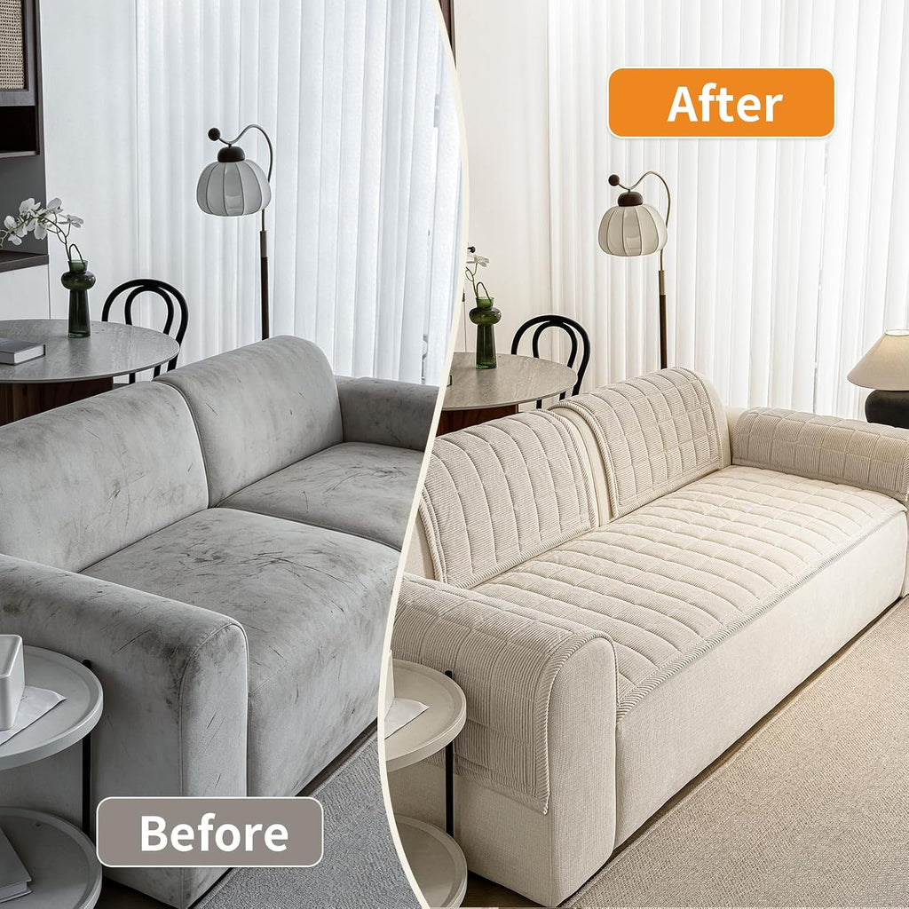 Couch Covers for Dogs, Non Slip Washable Pet Couch Covers for Sofa