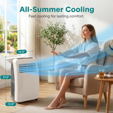 Portable Air Conditioner, Dehumidifier & Fan | 3-in-1 8,000 BTU AC With Temperature Ranges 64°F