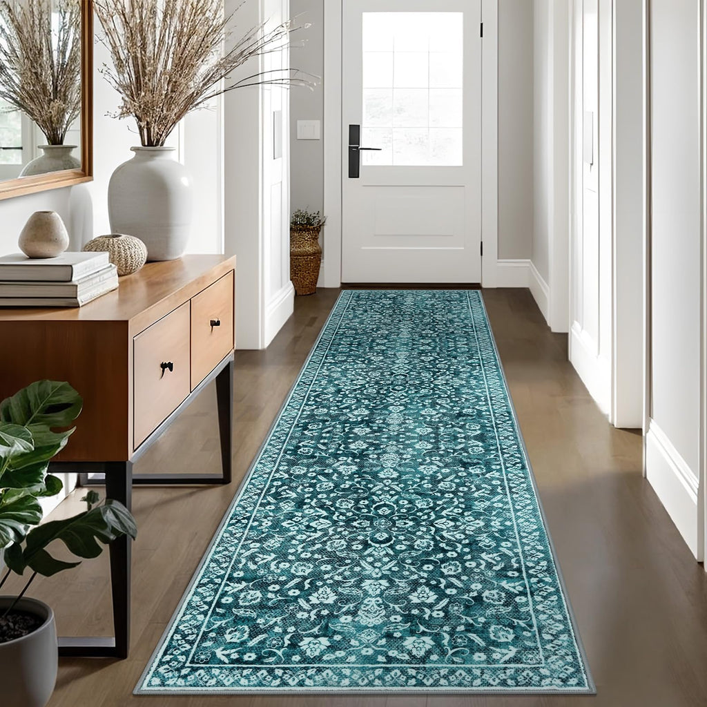 Washable Vintage 3x10 Runner Rug Non Slip Runners
