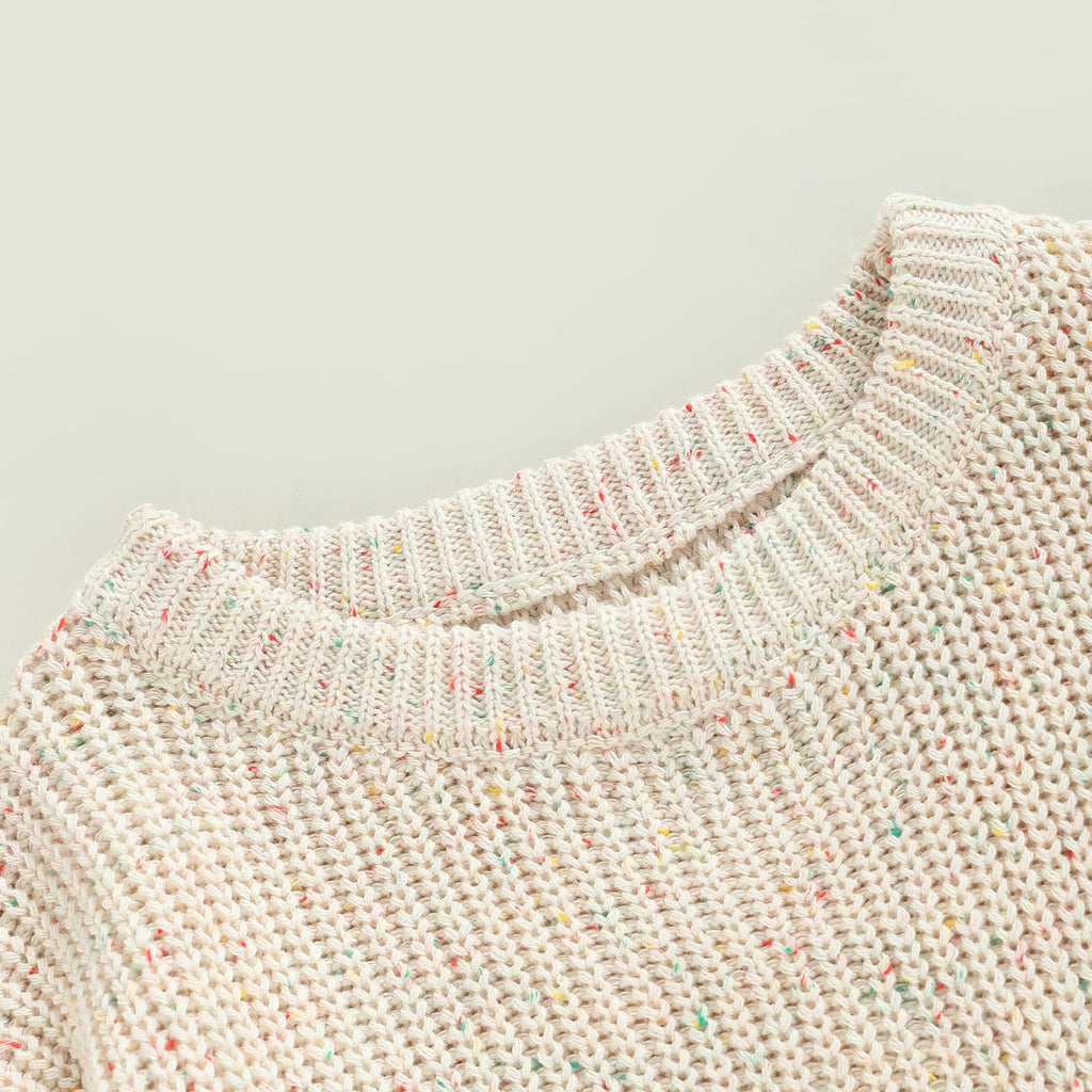 Baby Girl Boy Sweater Knit Oversized Pullover Sweatshirt Romper Bodysuit Warm Fall Winter Clothes Outfit Newborn