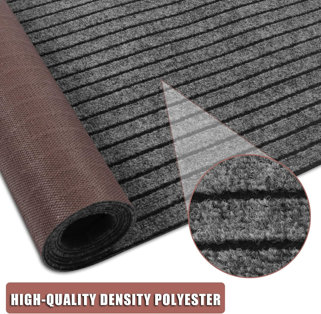 Runner Rug 2 ft x 6 ft Indoor/Outdoor Low Profile, Hallway, Kitchen, Patio, Deck Area, RV, Entryway, Garage, with