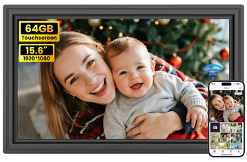 Uhale 15.6" Digital Picture Frame Large WiFi 64GB Electronic Photo Frames