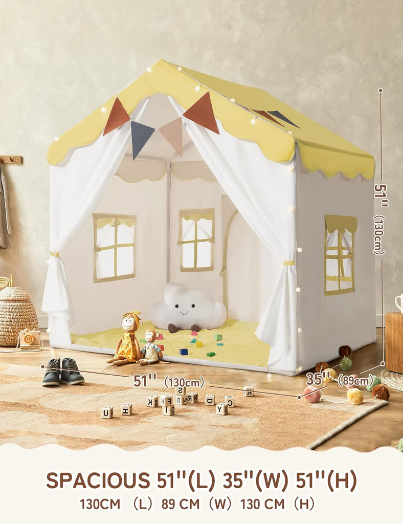 In-1 Kids Play Tent, Indoor Tent with Double Doors