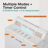 91 OZ Dehumidifier For Home | Covers 1200 SQ FT For Basements, Bedrooms