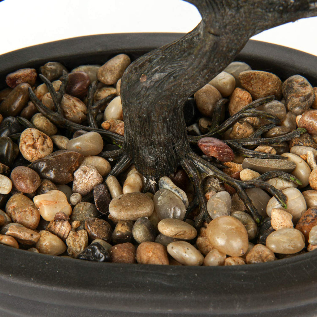 Bonsai Tree Juniper Faux Plants Indoor Small Fake Plants Decor with Ceramic Pots Table Office Desk Bathroom Shelf