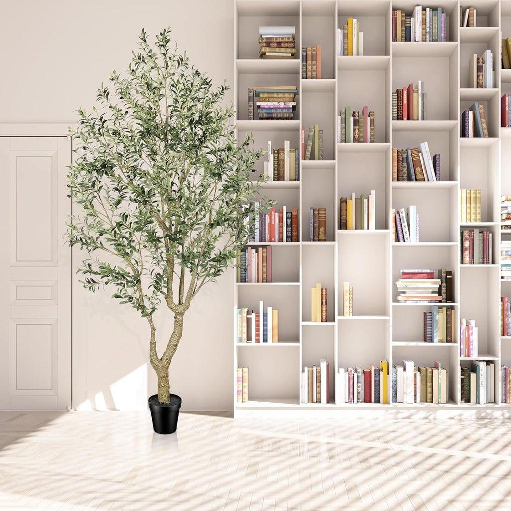 Faux Olive Tree 10ft - Realistic Large Olive Tree Artificial Indoor