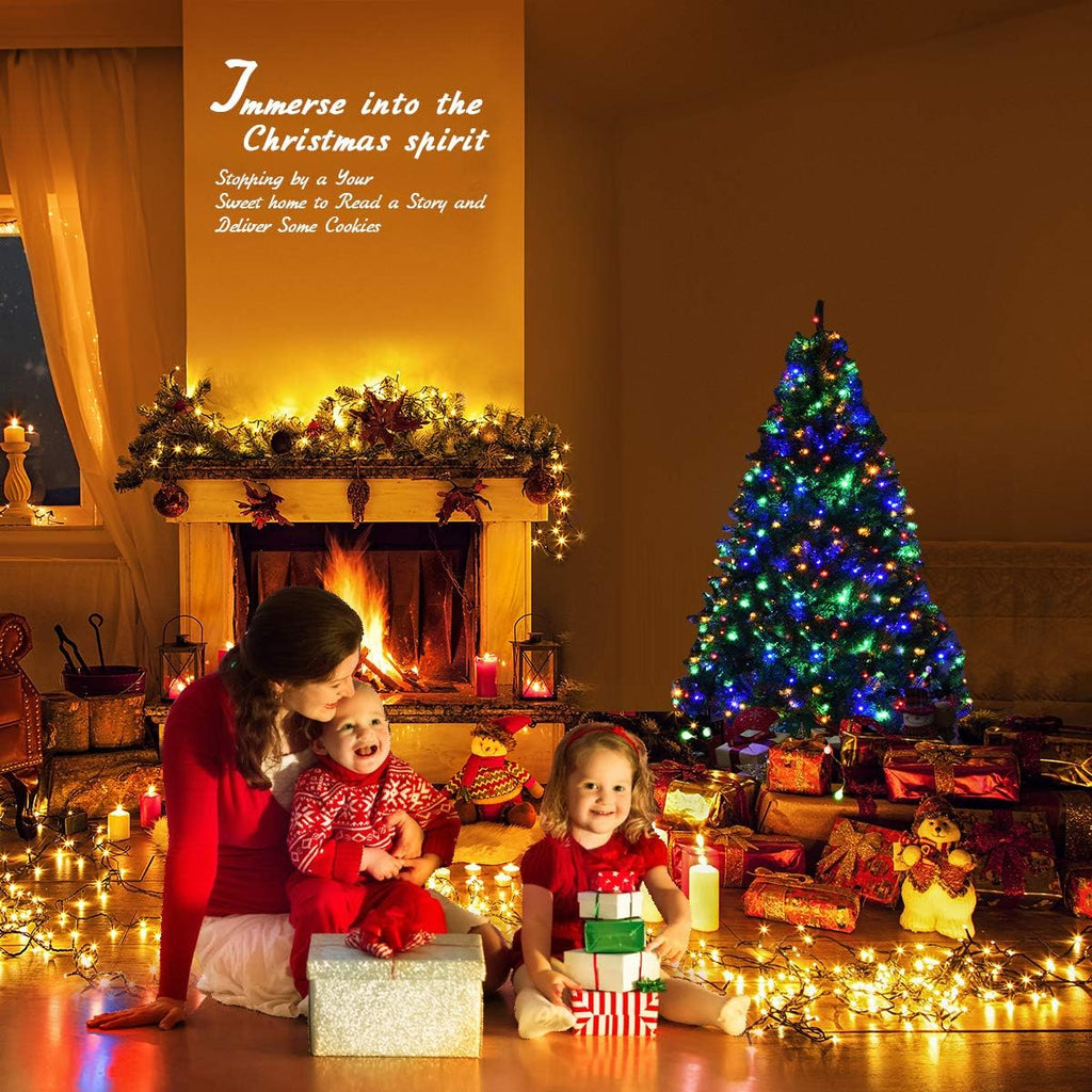 4 FT Pre-lit Christmas Tree, Artificial Holiday Xmas Tree