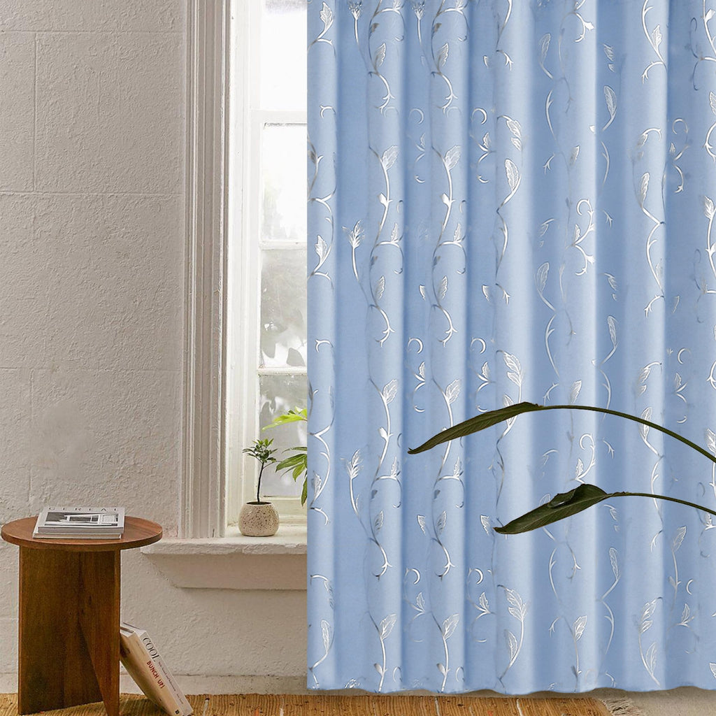 Room Divider Curtains Extra Wide Blackout Curtains, Vine Patterned Sliding Door Patio Curtains Wall Divider for Room
