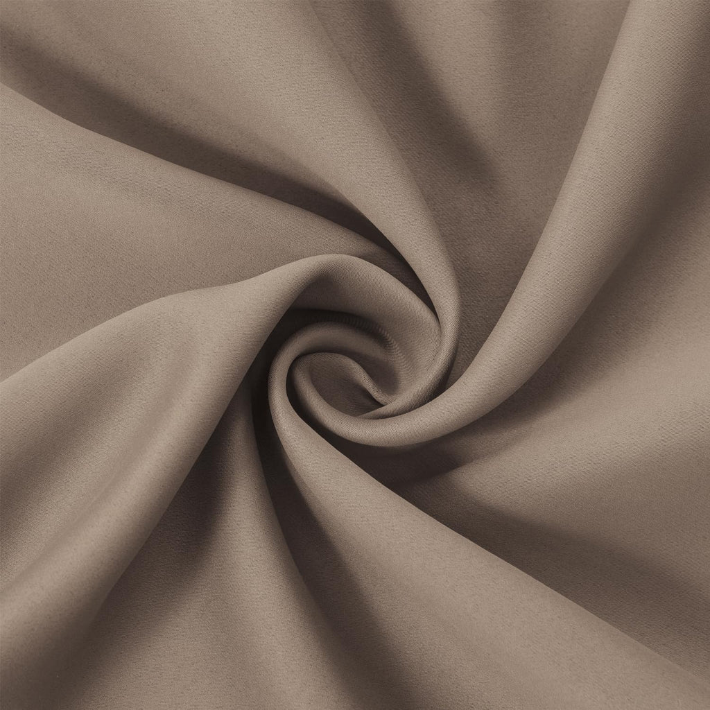 Cappuccino Thermal Blackout Curtains/38 x 63 Inch/Set of 2 Panels Room Darkening Curtains