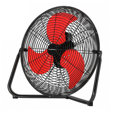 18-Inch Industrial Floor Fan, 5300 CFM, 2-in-1 Wall-Mount Design