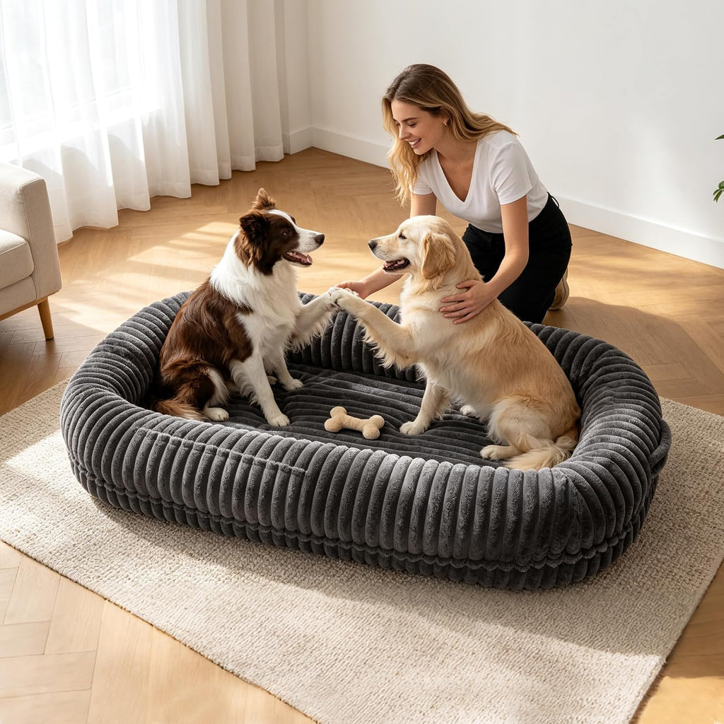 Human Dog Bed for Adult, Large Human Size Dog Bed