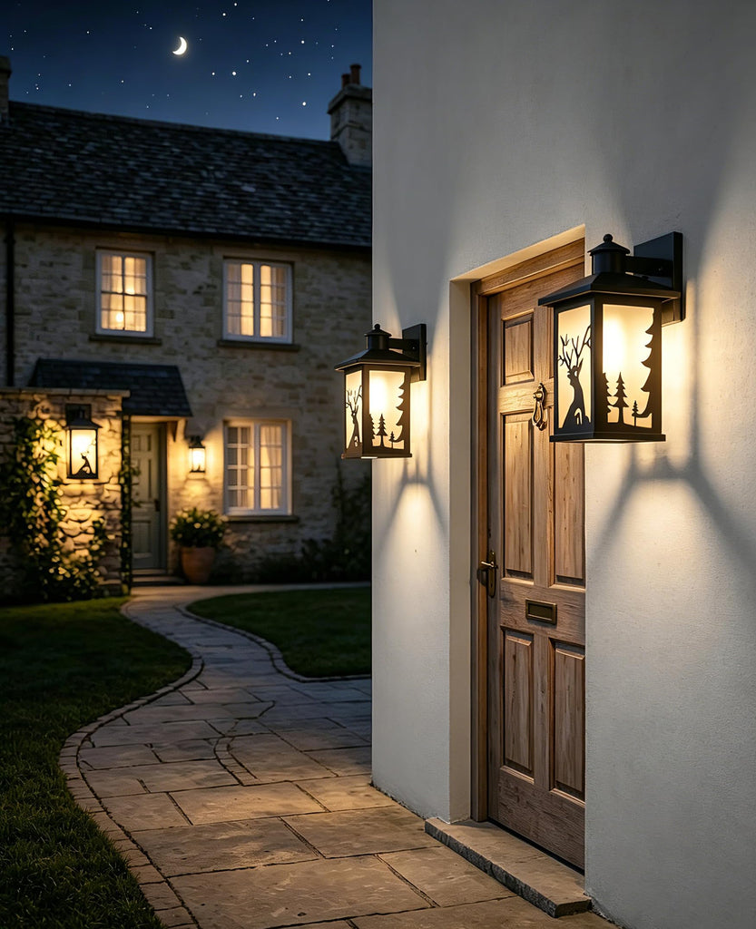 Rustic Porch Light, Outdoor Lights, Front Door, 2Pack