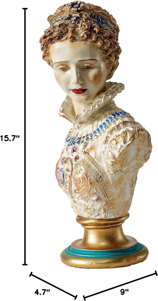 Queen of France Marie Antoinette Sculpture, Handmade Home Decor, Art Decor, Sculpture Decor, Modern Statue Decor