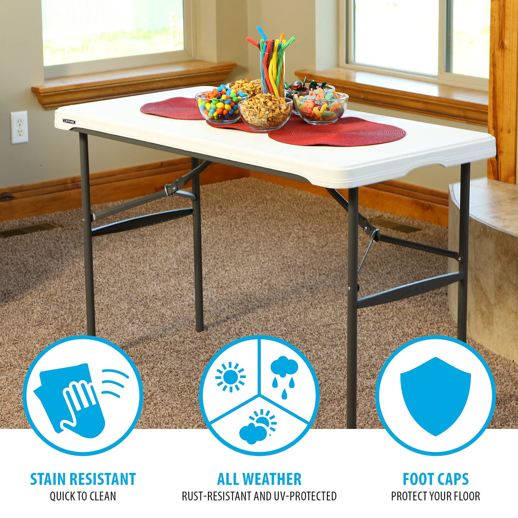 Commercial Nesting Folding Table, 4-Foot