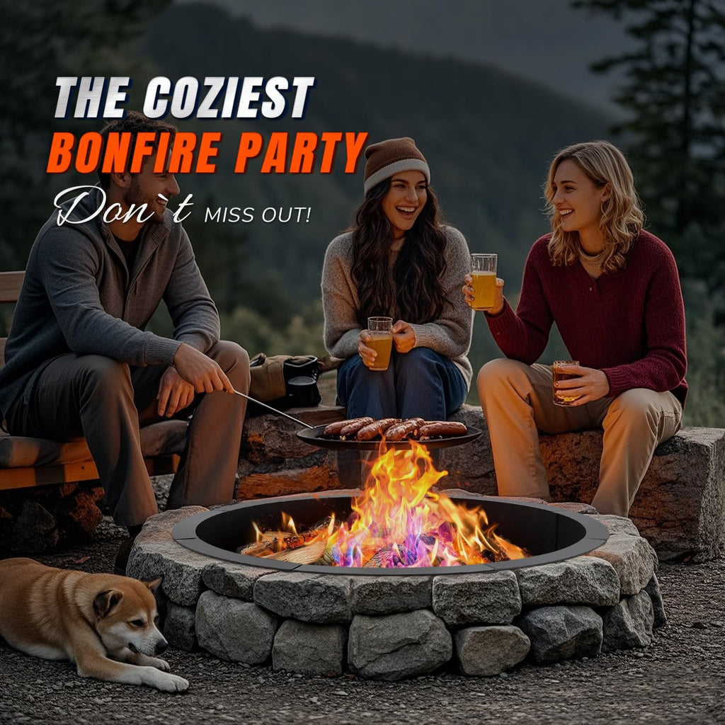 36 Inch Fire Pit Ring (40 Inch Outer)