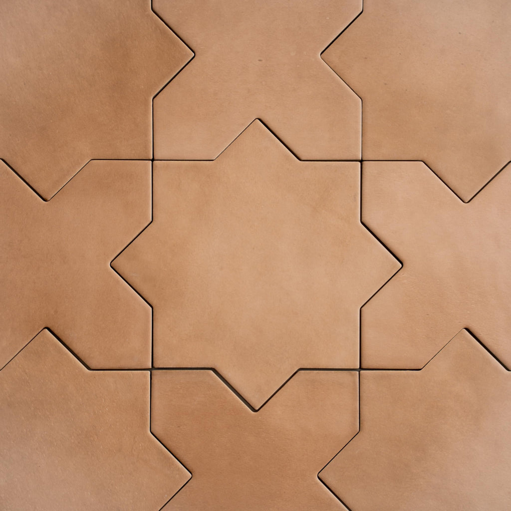Star Porcelain Tile Terracotta 7x7 Matte 34-Pack
